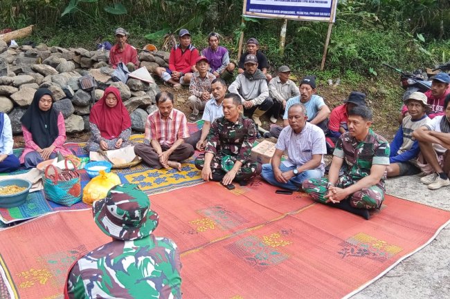 Dandim 0704/Bna Pimpin Syukuran Pra TMMD Sengkuyung Tahap III Kodim 0704/Bna TA. 2025