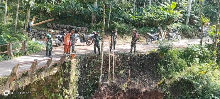 Danramil 06/Kalibening Cek Kesiapan Lokasi TMMD Sengkuyung Tahap II Tahun 2025 di Desa Pasegeran