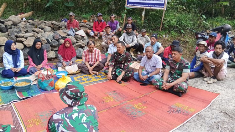 Dandim 0704/Bna Pimpin Syukuran Pra TMMD Sengkuyung Tahap III Kodim 0704/Bna TA. 2025