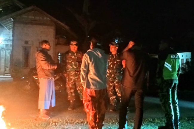 Patroli Malam Koramil 06/Kalibening, *Menjadikan Wilayah yang Aman, Nyaman, dan Kondusif