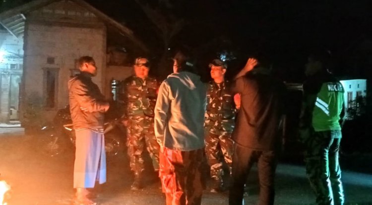 Patroli Malam Koramil 06/Kalibening, *Menjadikan Wilayah yang Aman, Nyaman, dan Kondusif