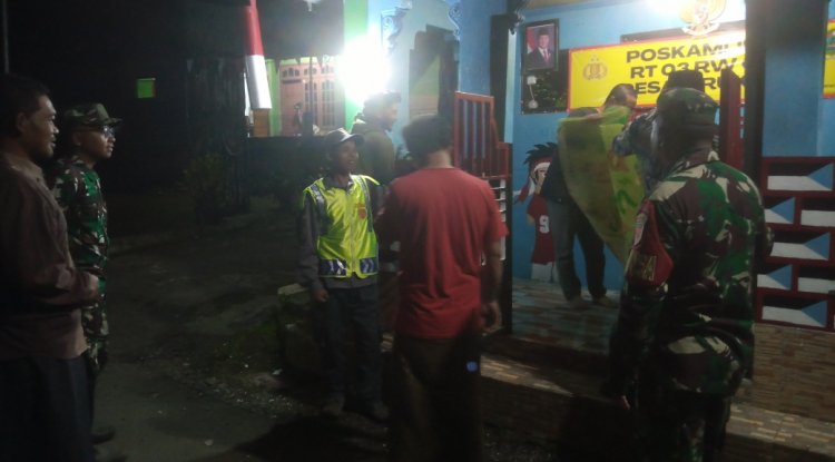 Patroli Malam Cegah Gangguan Kamtibmas